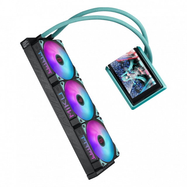 CPU AIO Liquid Cooler ASUS ROG RYUO IV 360 ARGB Hatsune Miku Edition 