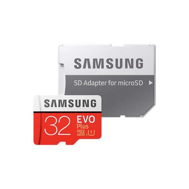 Memory card Samsung MicroSD EVO Plus 32GB, Class 10, Adapter 