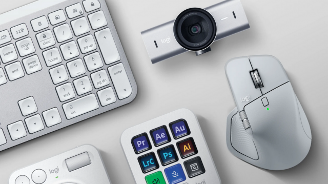 Безжична лазерна мишка LOGITECH MX MASTER 4 Pale Gray 