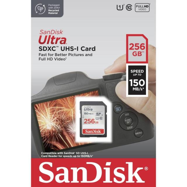 SanDisk Memory card Ultra SDXC Memory card 256GB 150MB/s 