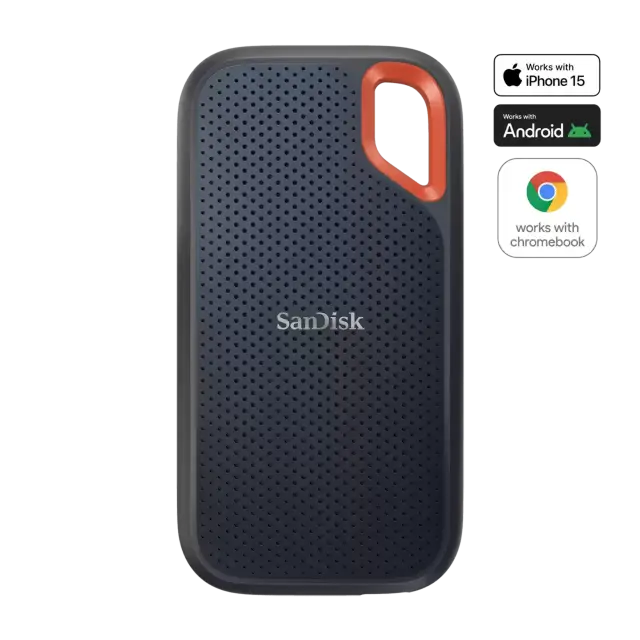 SanDisk External Portable SSD Hard Drive 8Tb Extreme Pro Portable 1050 Mb.s read/write, USB 3.2 Gen2, IP55 