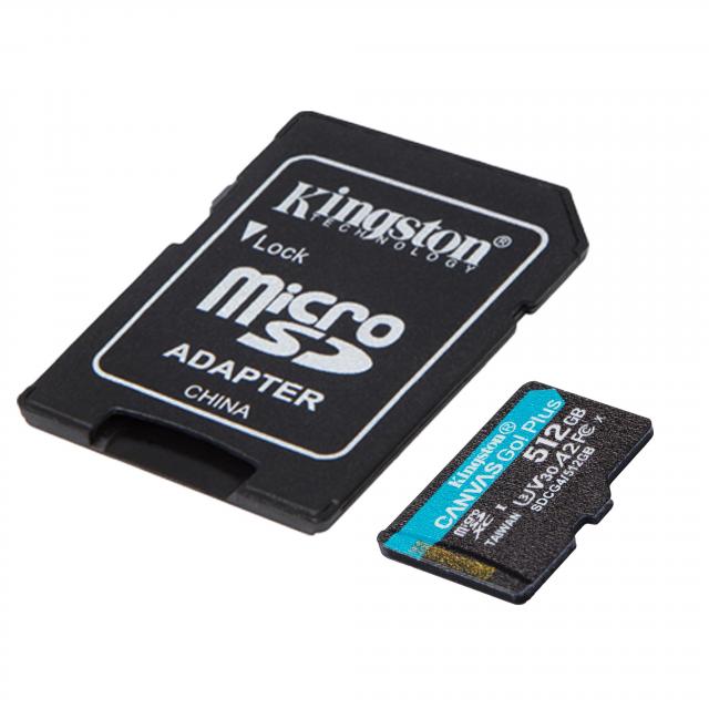 Memory card Kingston Canvas Go! Plus Gen4 microSDXC 512GB 