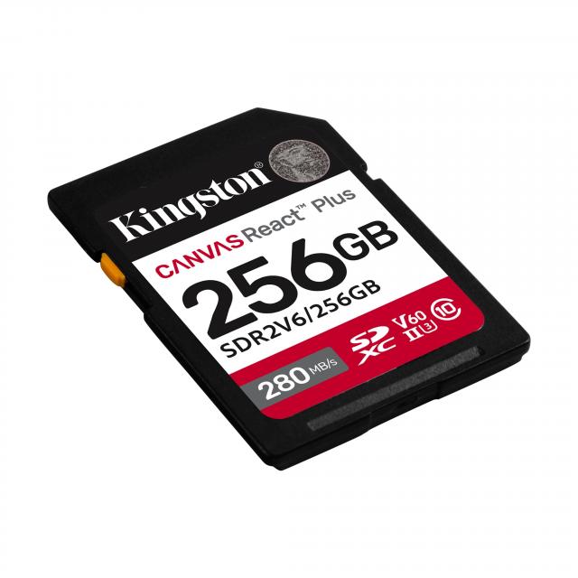 Карта памет Kingston Canvas React Plus V60 UHS-II 256GB 