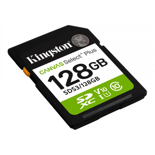 Memory card Kingston Canvas Select Plus SD 128GB 