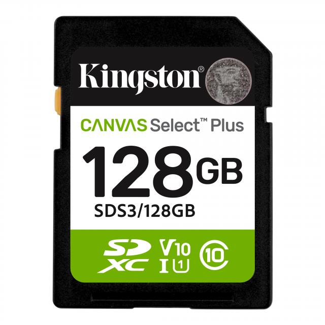 Memory card Kingston Canvas Select Plus SD 128GB 
