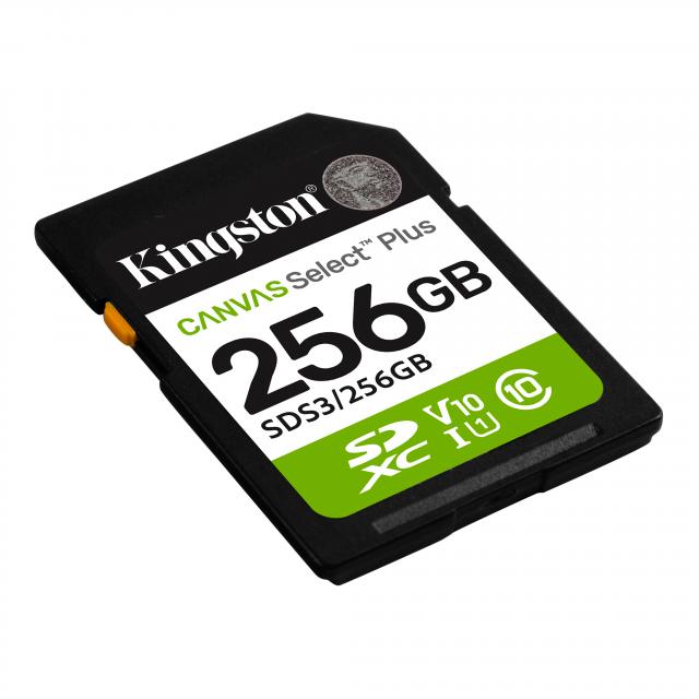 Memory card Kingston Canvas Select Plus SD 256GB 