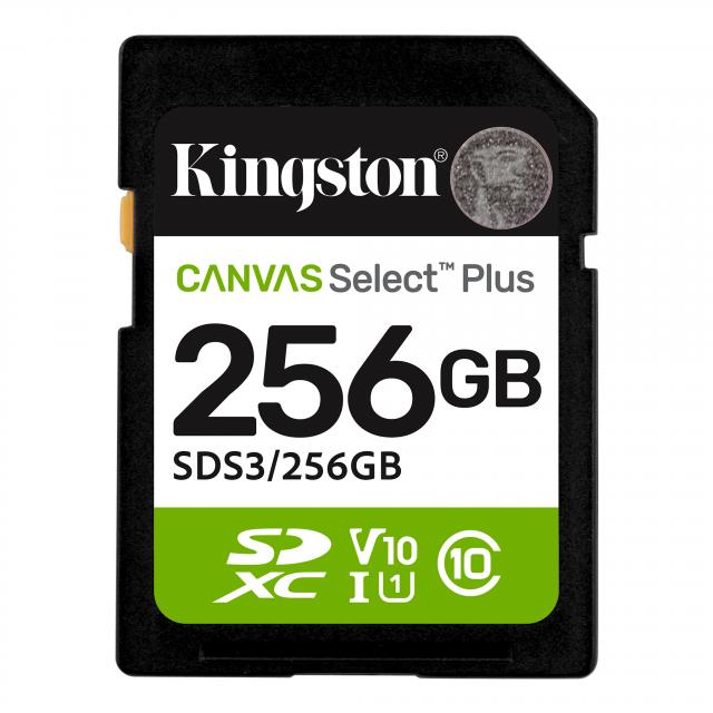 Memory card Kingston Canvas Select Plus SD 256GB 