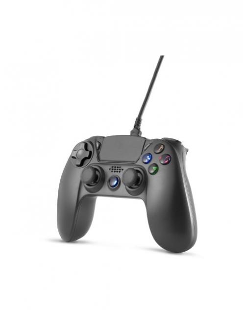 Геймърски контролер Spartan Gear - Hoplite 2 Wired Controller - Super Gamer (Special Edition) PC/PS4, Черен 