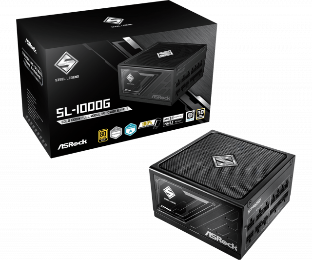 Power Supply ASRock Steel Legend 1000W 80+ Gold 