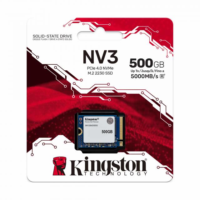SSD KINGSTON NV3 PCIe 4.0 NVMe M.2 2230 - 512GB 