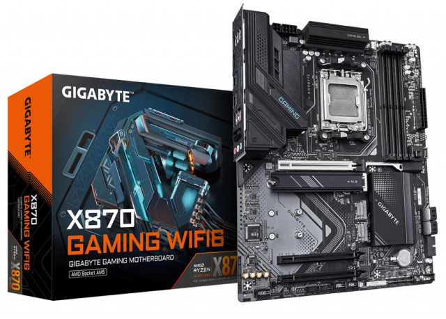 Дънна платка GIGABYTE X870 GAMING WIFI 6, Socket AM5 