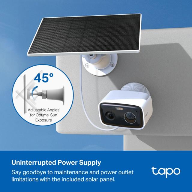 Охранителна соларна камера TP-Link Tapo C400 Kit 