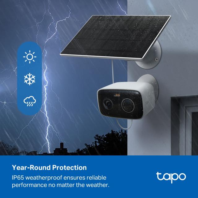 Охранителна соларна камера TP-Link Tapo C400 Kit 