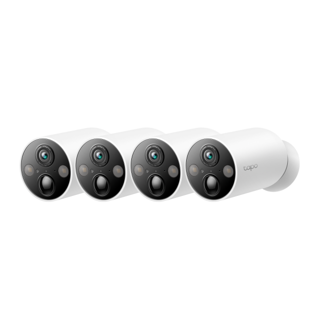 Охранителна WiFi камера TP-Link Tapo C425, Външен/вътрешен монтаж, WiFi - 4 Броя 