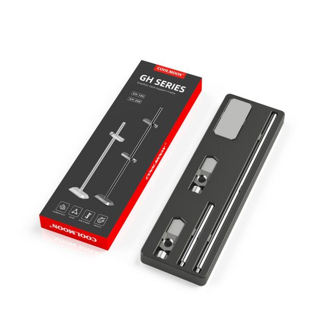 COOLMOON GH195, Graphics Card GPU Brace Support - Silver 