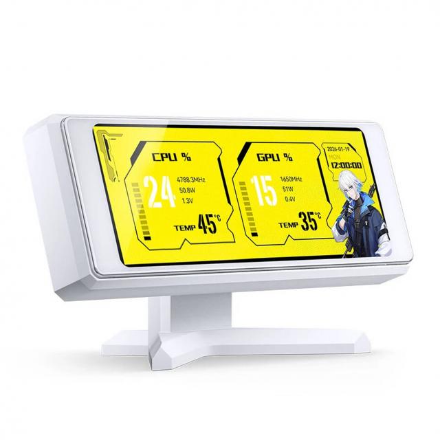 Jonsbo DS339 3.3" IPS secondary monitor for the desk - White 