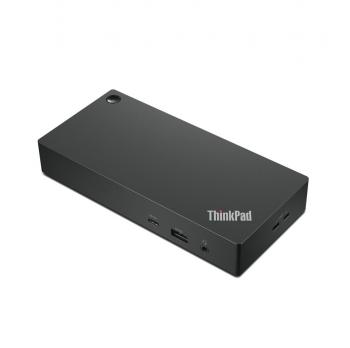Lenovo Universal USB-C Laptop Docking Station, Dock Gen3 HDMI, 2 X DP, 1 GbE, 90W