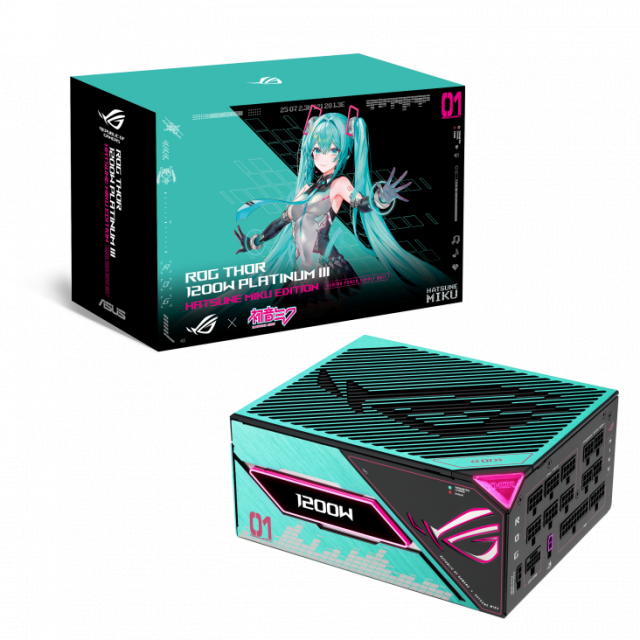 Захранващ блок ASUS ROG Thor 1200W Platinum III Hatsune Miku Edition 
