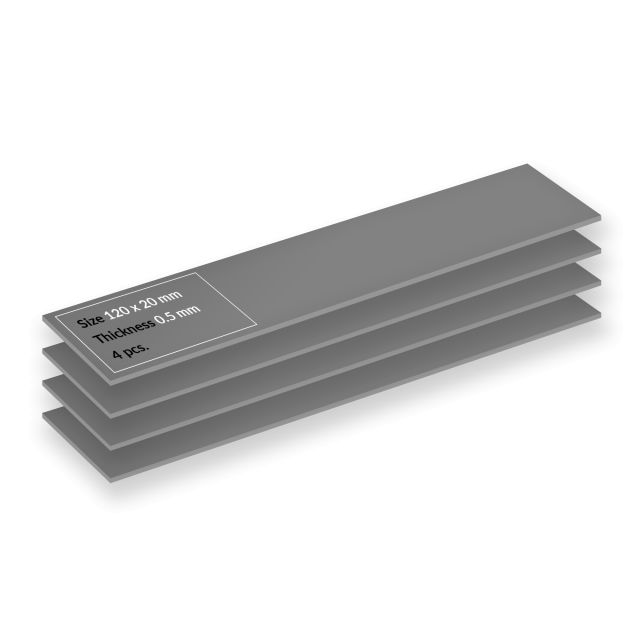 Термопроводящ пад ARCTIC TP-4 - 120x20x0.5 mm 4-Pack 