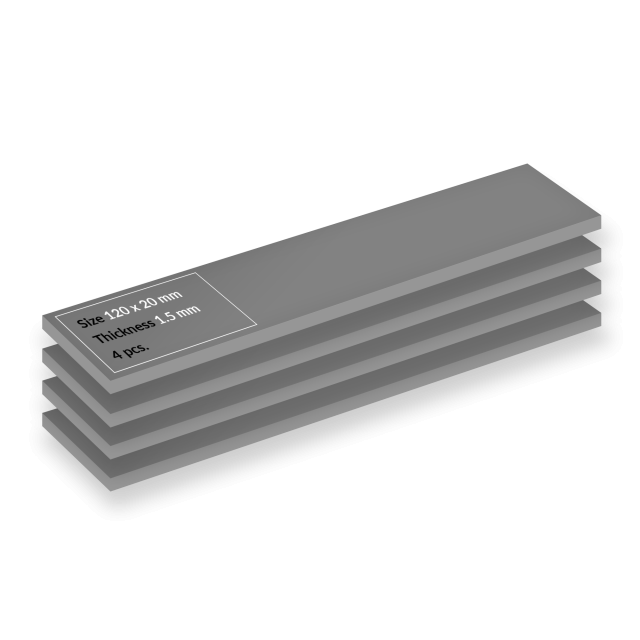 Термопроводящ пад ARCTIC TP-4 - 120x20x1.5 mm 4-Pack 