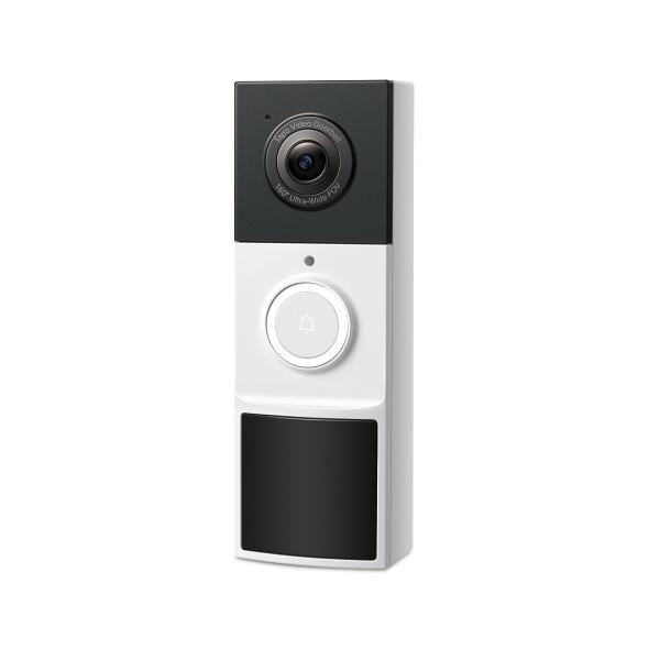 TP LINK smart video doorbell Tapo D210, 2K QHD (2560×1440), 160° viewing angle, microSD up to 512 GB, 2.4Ghz, AI-recognition 