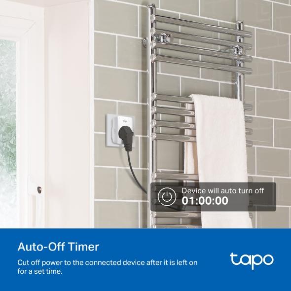 TP LINK TAPO P100 Smart Socket 10A, 2300W, 2.4Ghz, Schedule Setting, Timer 