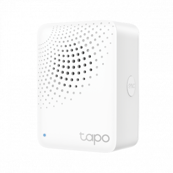 TP LINK smart hub with doorbell H100, alarm, coordinates with Tapo smart sensors, connects up to 64 smart devices, doorbell, Wi-Fi