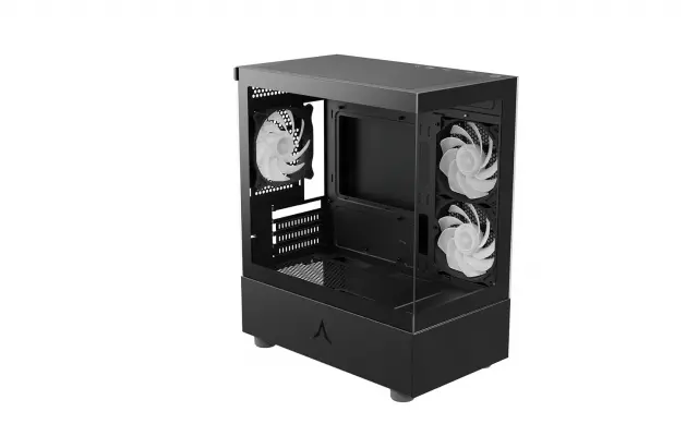 Case Spire U20M, Mini / Micro-ATX tower, black 