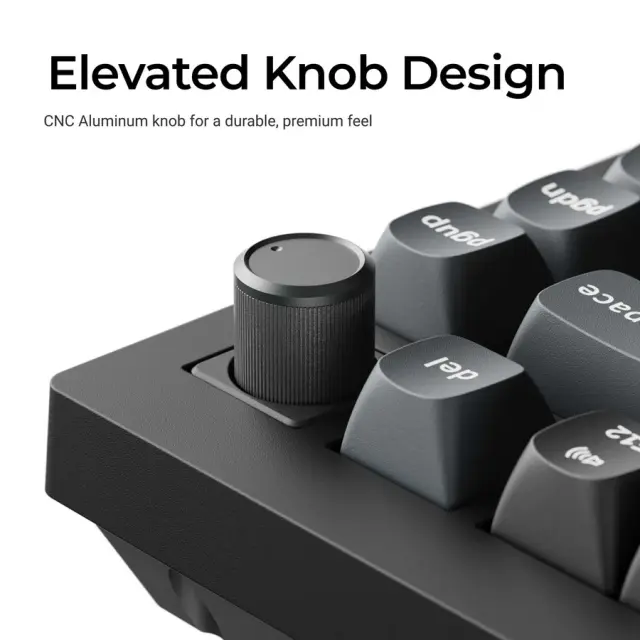 Wireless Mechanical Keyboard Keychron V1 Ultra 8K - Silk POM Switch Red 