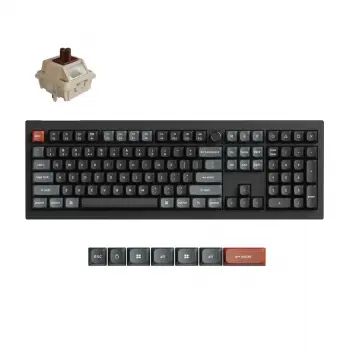 Wireless Mechanical Keyboard Keychron V6 Ultra 8K - Silk POM Switch Brown