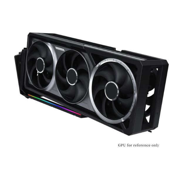 Брекет и кабел Lian Li 4 Slots Vertical GPU Kit v3, PCIe 5.0 за вертикален монтаж на видео карта - Черен 