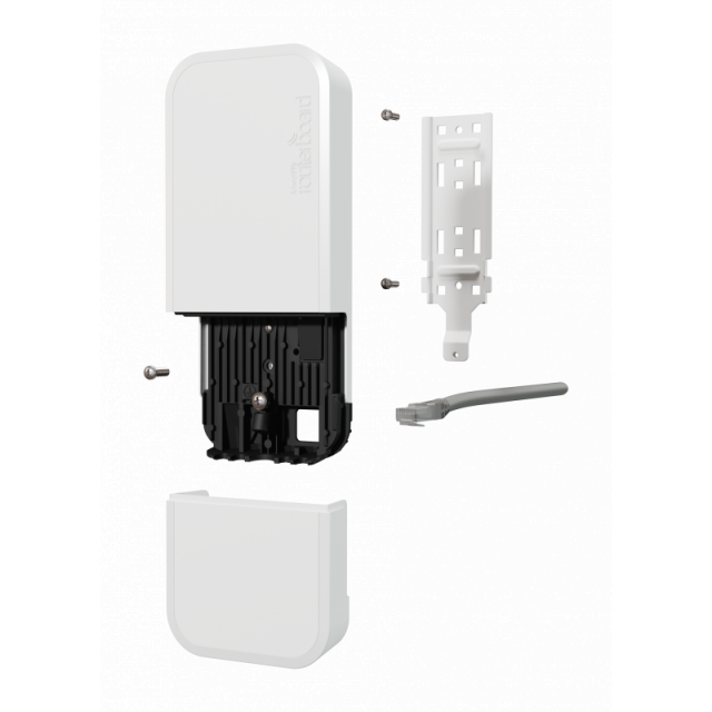 Безжичен Access Point MikroTik wAP ax - wAPG-5HaxD2HaxD, Външен, 2.4 GHz (574Mpbs)/5GHz (2400Mbps) 