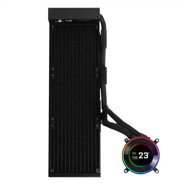 CPU AiO Cooler Lian Li HydroShift II LCD-C 360 Fanless ARGB - Black 
