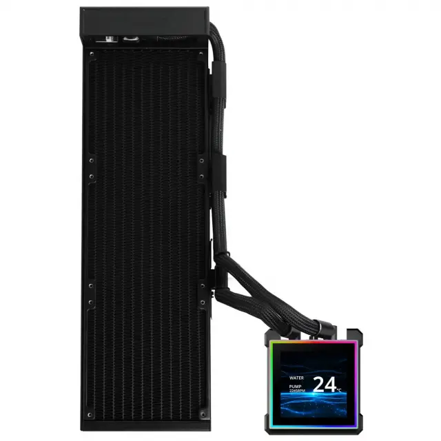 CPU AiO Cooler Lian Li HydroShift II LCD-S 360N Fanless ARGB - Black 