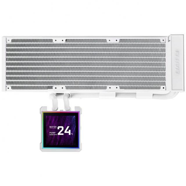 CPU AiO Cooler Lian Li HydroShift II LCD-S 360N Fanless ARGB - White 