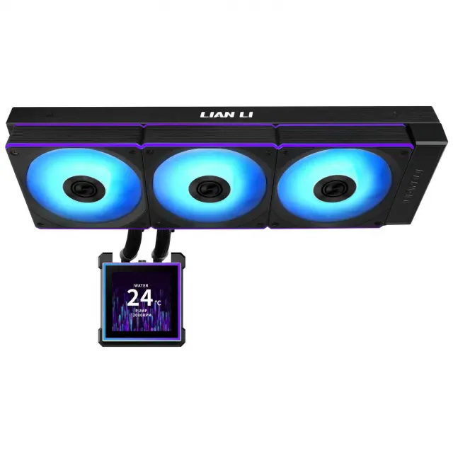 CPU AiO Cooler Lian Li HydroShift II LCD-S 360CL RGB - Black 