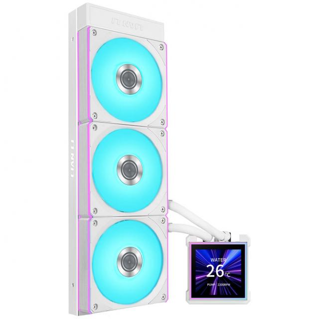 CPU AiO Cooler Lian Li HydroShift II LCD-S 360CL RGB - White 