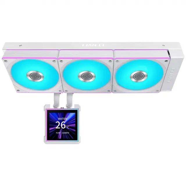 CPU AiO Cooler Lian Li HydroShift II LCD-S 360CL RGB - White 