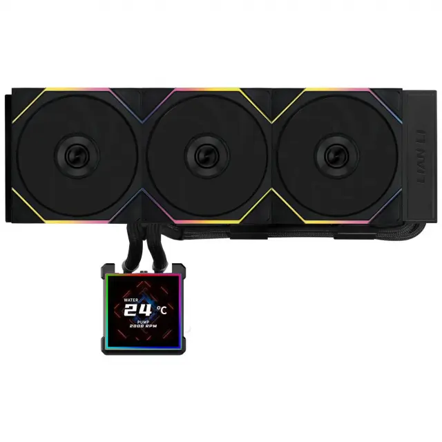CPU AiO Cooler Lian Li HydroShift II LCD-S 360TL RGB - Black 