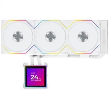 CPU AiO Cooler Lian Li HydroShift II LCD-S 360TL RGB - White