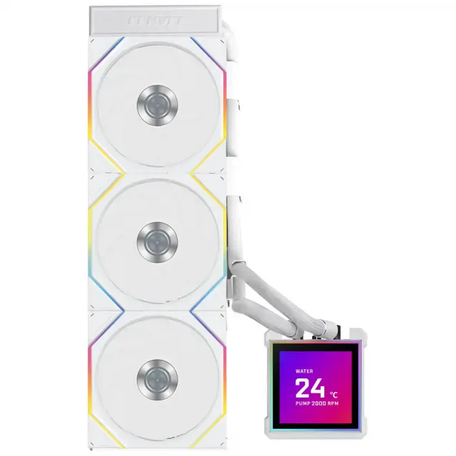 CPU AiO Cooler Lian Li HydroShift II LCD-S 360TL RGB - White 