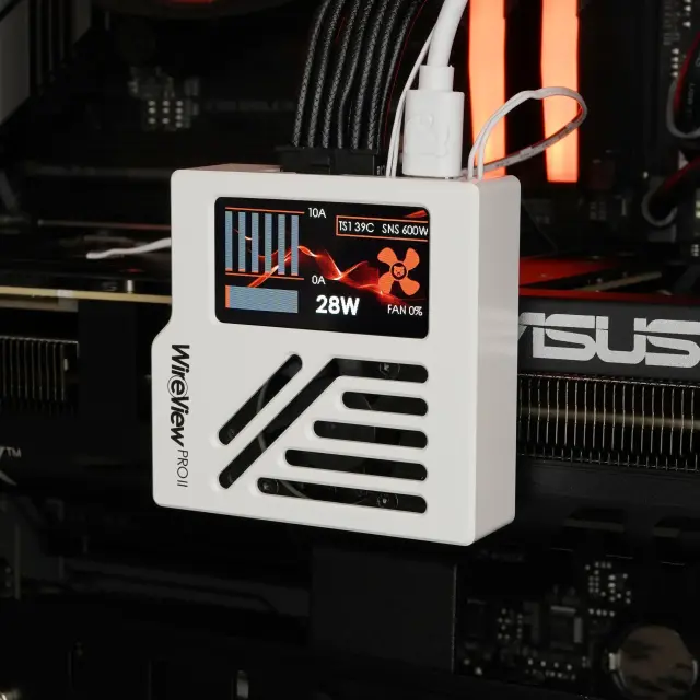 Thermal Grizzly WireView Pro II GPU 12V-2x6 Reversed - White 