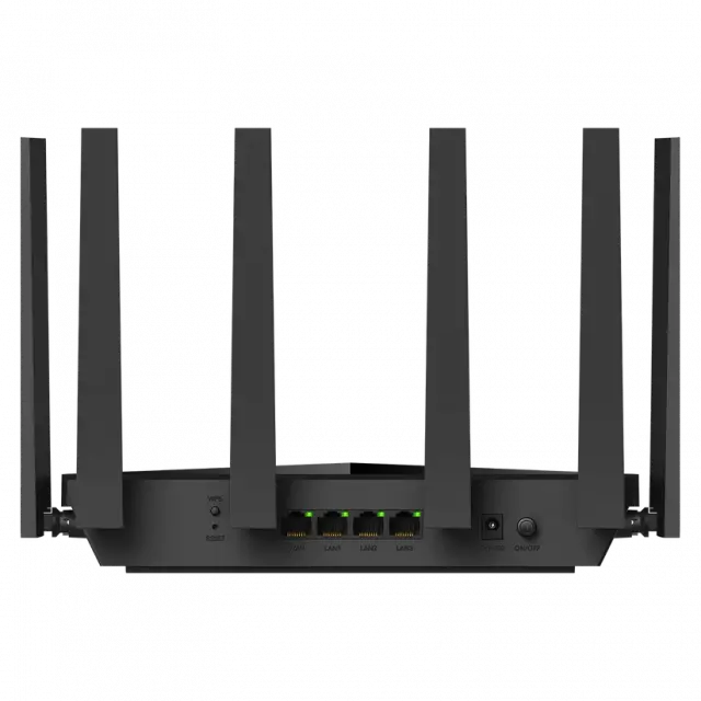 Wireless router Cudy WR11000, BE11000 Tri Band Wi-Fi 7, 4x2.5Gbps port, 6x5dBi antennas 