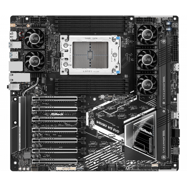 Motherboard ASROCK WRX90 WS EVO, Socket sTR5, ATX, 8xDDR5