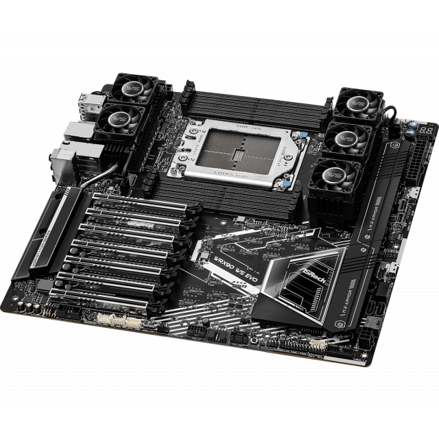 Motherboard ASROCK WRX90 WS EVO, Socket sTR5, ATX, 8xDDR5