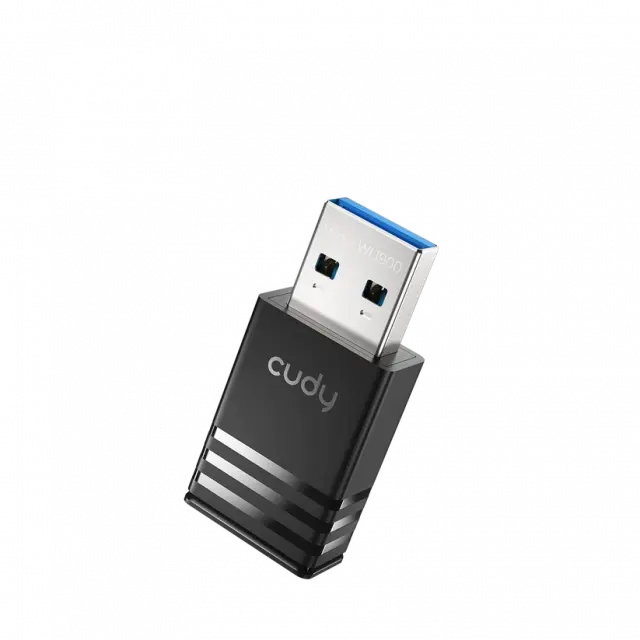 Безжичен адаптер Cudy WU900 WiFi 6, 900 Mbps, USB 2.0 