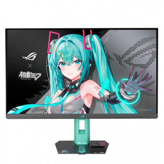 Монитор ASUS ROG Strix XG27ACMEG-G Hatsune Miku Edition - 27" Fast IPS, WQHD(2560x1440), 260 Hz, 1ms, G-Sync Compatible, FreeSync Premium 