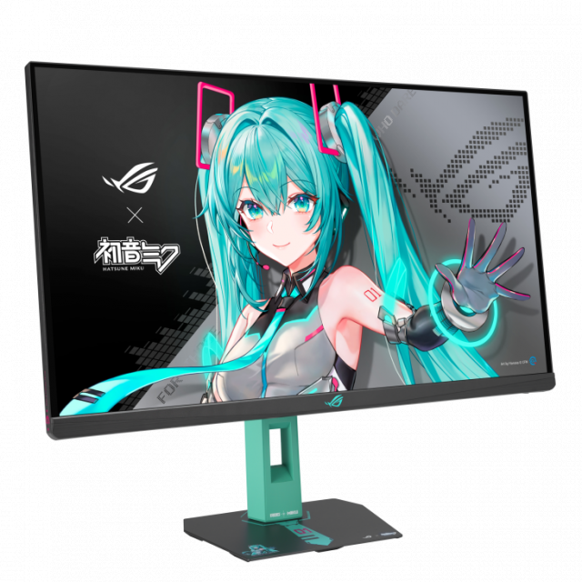 Монитор ASUS ROG Strix XG27ACMEG-G Hatsune Miku Edition - 27" Fast IPS, WQHD(2560x1440), 260 Hz, 1ms, G-Sync Compatible, FreeSync Premium 