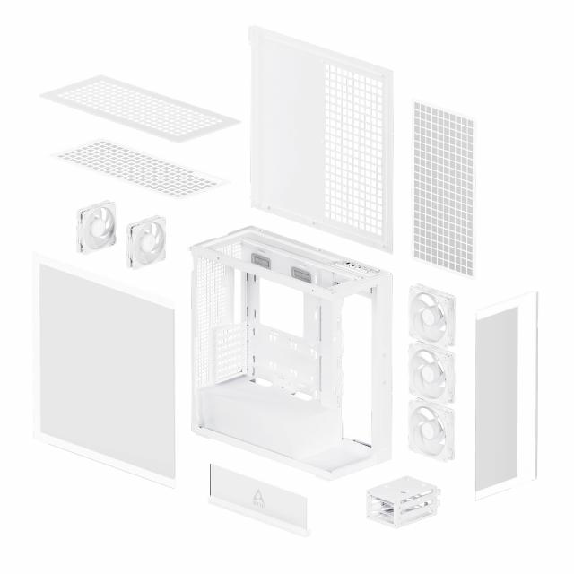 Arctic Xtender - White Mid-Tower 