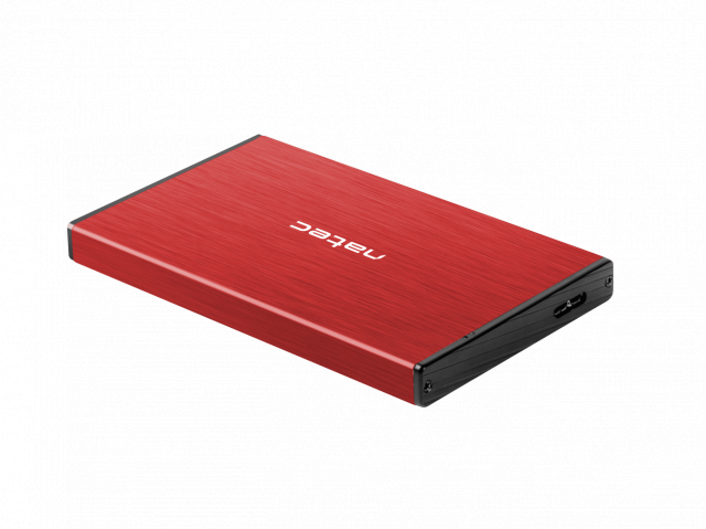 Чекмедже за твърд диск 2,5’’, Natec Rhino Go, USB 3.0, червен 